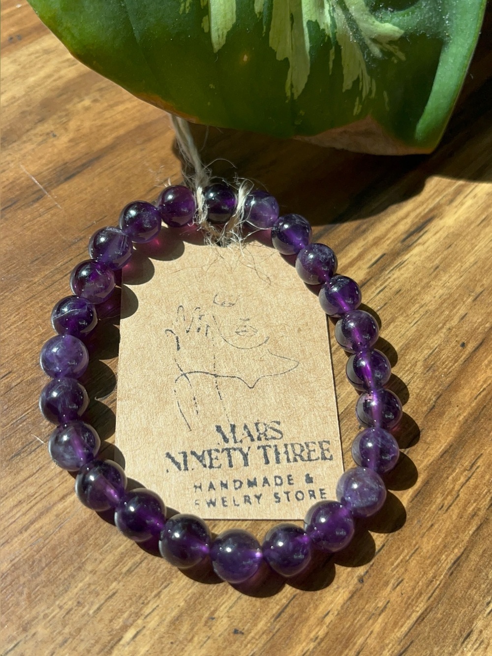 8MM AMETHYST BRACELET